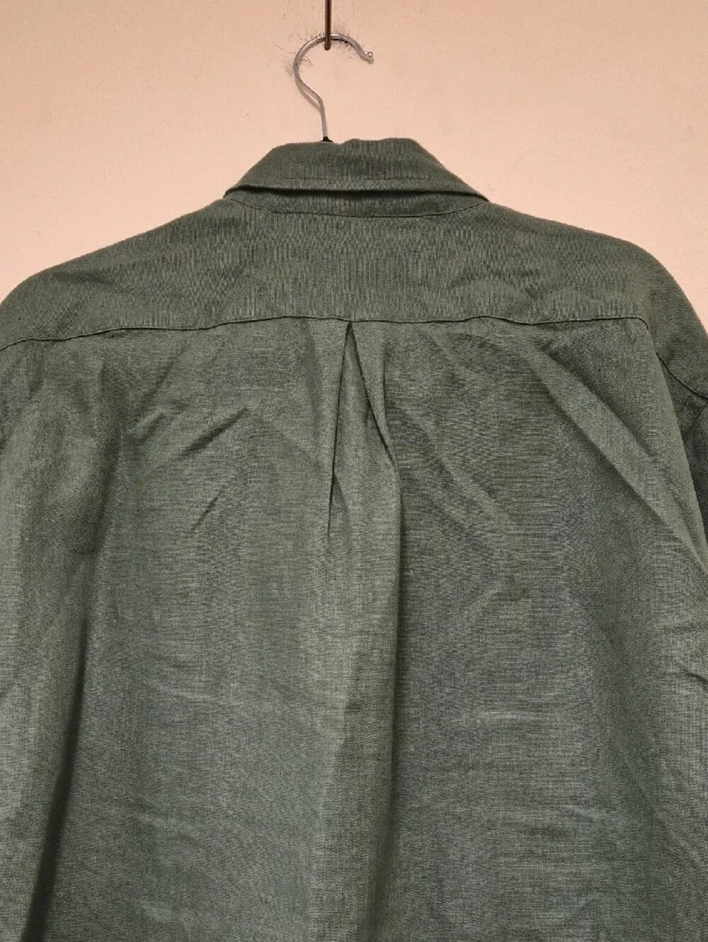 Alex Crane Men's Forest Green Button-Down Shirt Size L